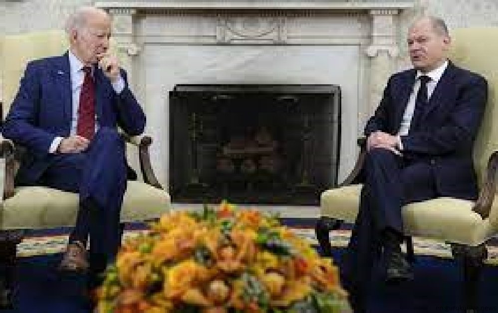 US ignores Russian warning against arming as Biden meets Scholz