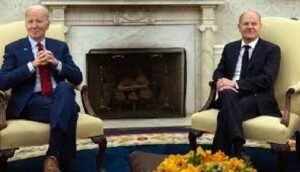 US ignores Russian warning against arming as Biden meets Scholz