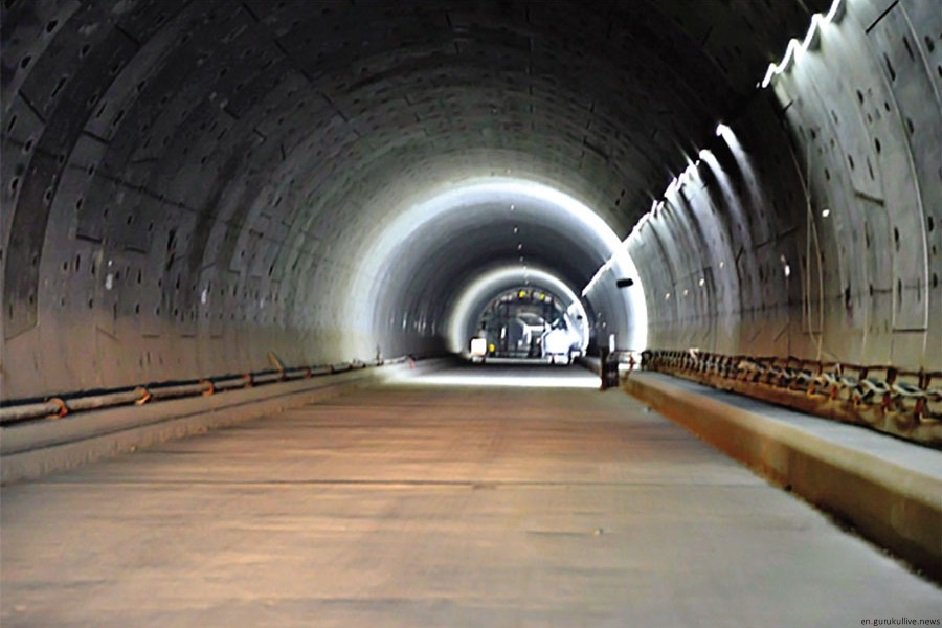 100 per cent work of the bangabandhu tunnel completed