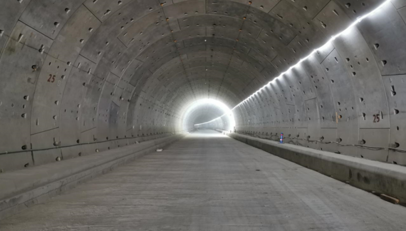 100 per cent work of the bangabandhu tunnel completed